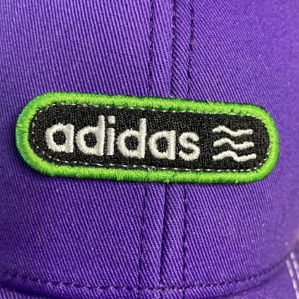 Adidas Purple Snap Back Hat Golf Baseball OS